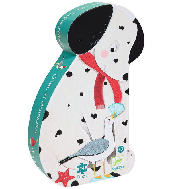 Djeco Puslespil - 24 Brikker - Ollie, The Dalmatian