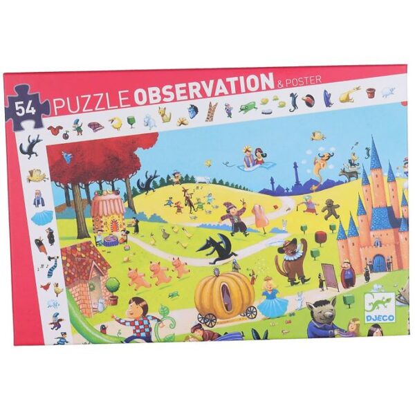Djeco Puslespil - 54 Brikker - Fortællinger