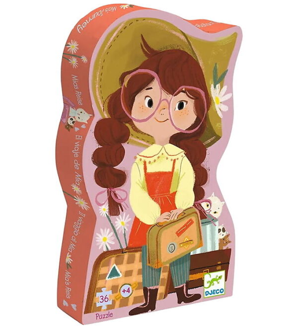 Djeco Puslespil - Mia's Journey - 36 Brikker