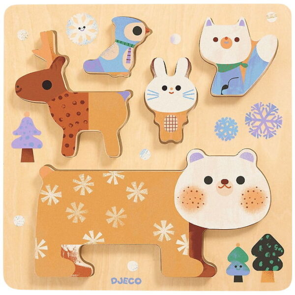 Djeco Puslespil - WoodyStack