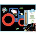 Djeco Skrabekort - Køretøjer