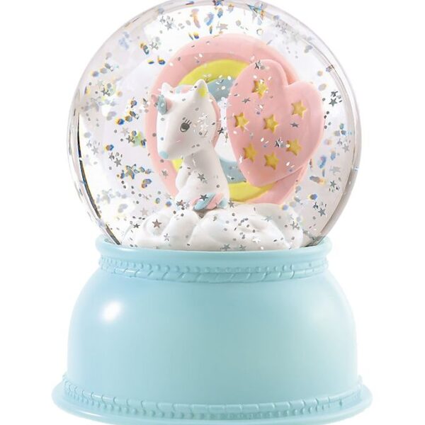 Djeco Snekugle m. Lys - 14 cm - Enhjørning