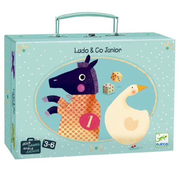 Djeco Spilkuffert - Ludo & Gåsespil