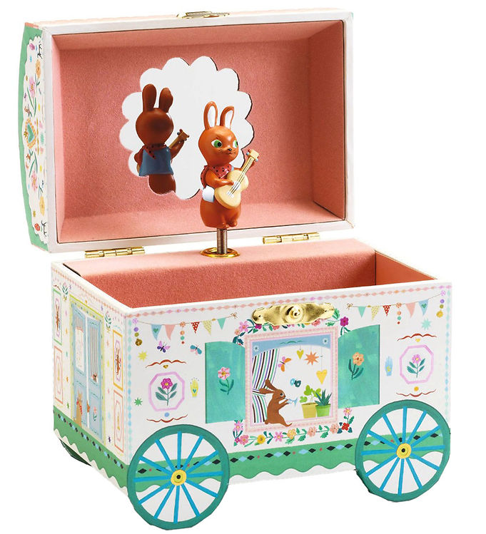 Djeco Spilledåse - Roulotte Enchanted Caravan Djeco Spilledåse - Roulotte Enchanted Caravan