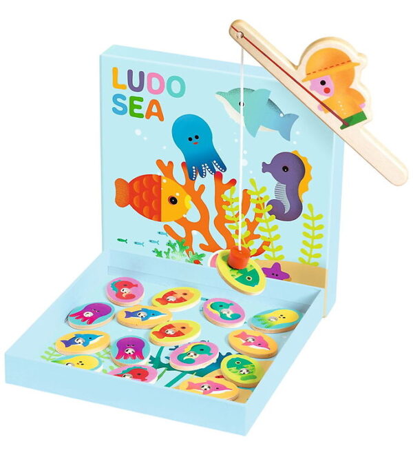 Djeco Spilsæt - Træ - 4 stk. - Havet