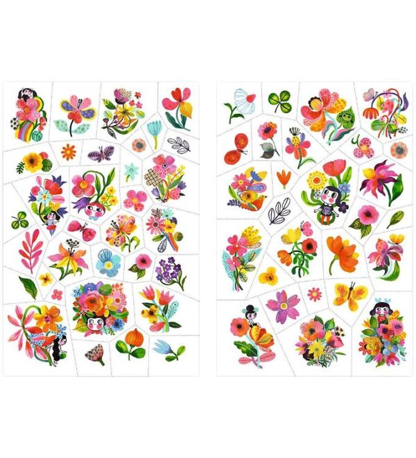 Djeco Tatoveringer - 50+ - Aqua Flor Djeco Tatoveringer - 50+ - Aqua Flor