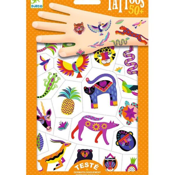 Djeco Tatoveringer - 50+ - Wild Beauty Djeco Tatoveringer - 50+ - Wild Beauty