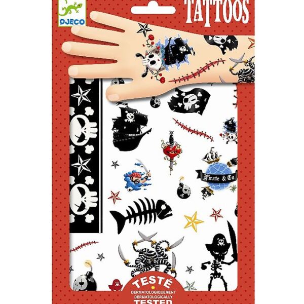 Djeco Tatoveringer - Pirater