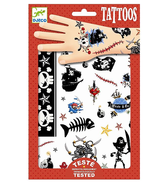 Djeco Tatoveringer - Pirater