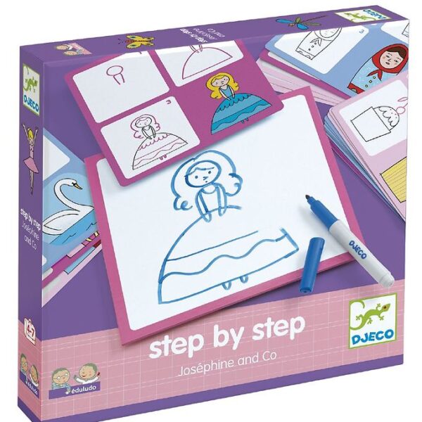 Djeco Tegnetavle - Lær at Tegne - Josephines Verden