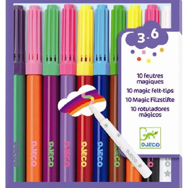 Djeco Trylletuscher - 10 Farver Djeco Trylletuscher - 10 Farver