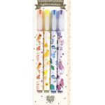 Djeco Tuscher - 4 stk. - Multifarvet m. Glimmer