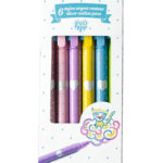 Djeco Tusser - 6 Silver Outline Pens