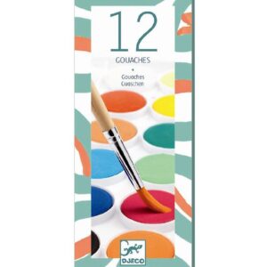Djeco Vandfarver - 12 Farver