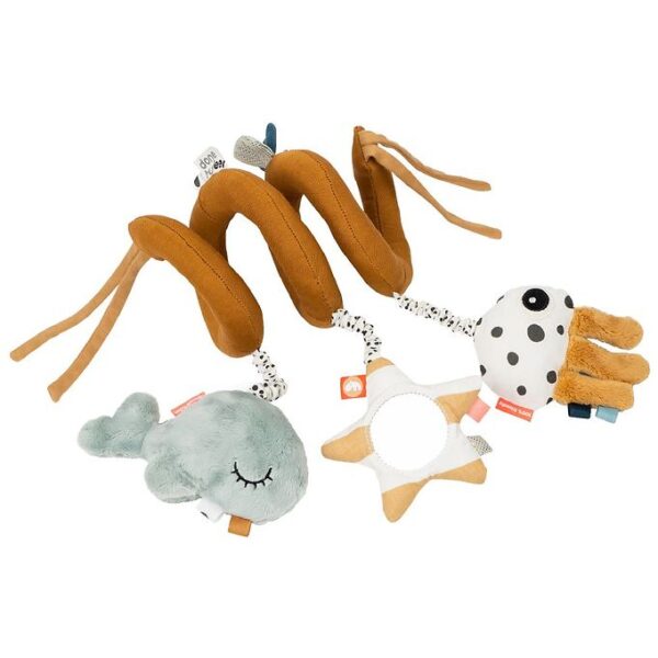 Done By Deer Aktivitetslegetøj - Twirl Sea Friends - Mustard