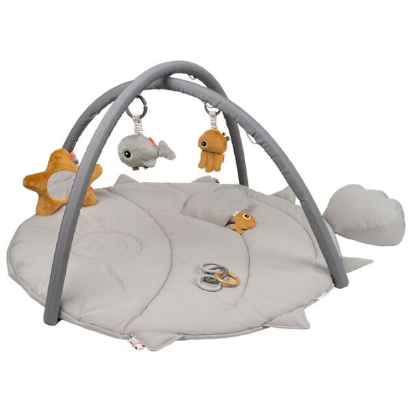 Done By Deer Aktivitetstæppe - Sea Friends - Grå