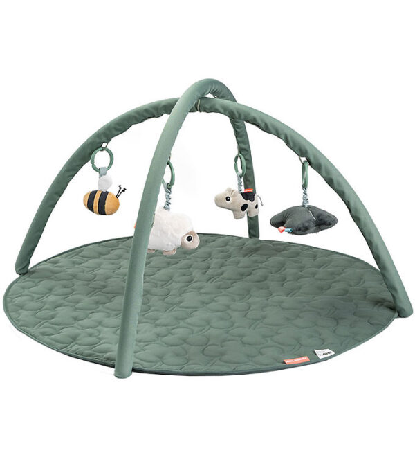 Done By Deer Aktivitetstæppe - Tiny Farm - Grøn