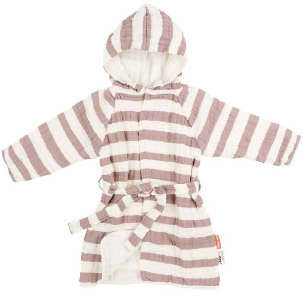 Done By Deer Badekåbe - Stripes - Powder