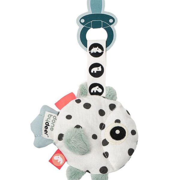 Done By Deer Bamse - 12 cm - Puffee - Blå