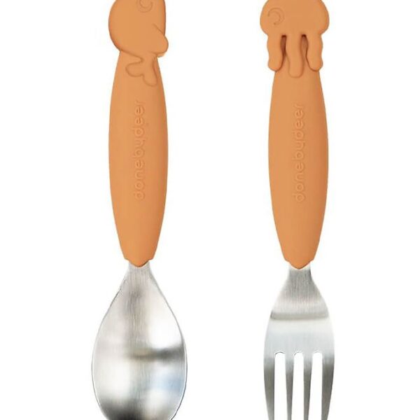 Done By Deer Bestik - Sea Friends - Mustard Done By Deer Bestik - Sea Friends - Mustard