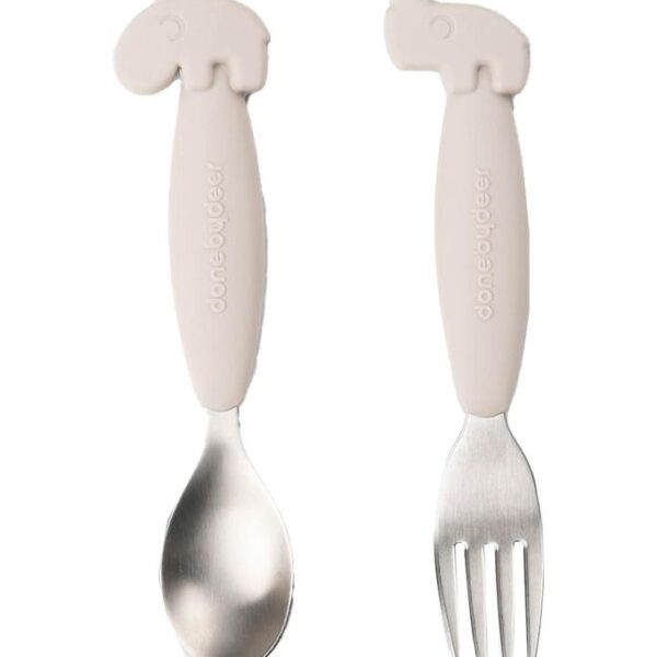 Done By Deer Bestiksæt - 2-Pak - Sand