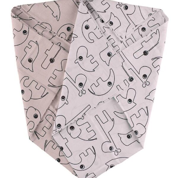 Done By Deer - Contour Babysvøb 2-pak - 120x120 - Lys Rosa