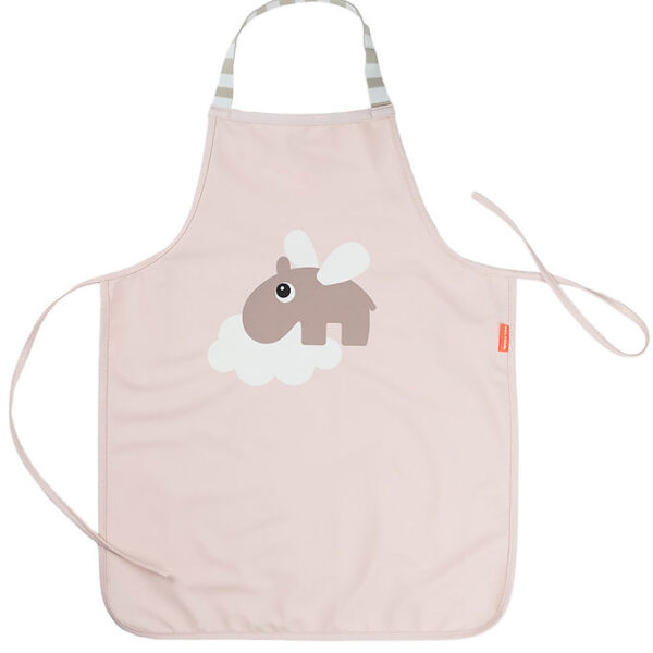 Done By Deer Forklæde - PU - Happy Clouds - Powder