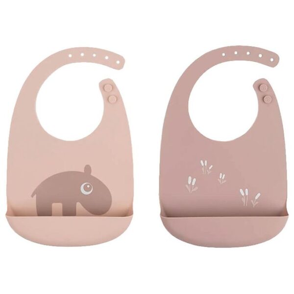 Done By Deer Hagesmæk m. Lomme - 2-Pak - Silikone - Ozzo - Powde