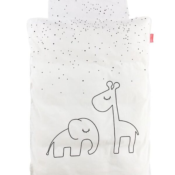 Done By Deer Sengetøj - Dreamy Dots - Junior - Hvid Done By Deer Sengetøj - Dreamy Dots - Junior - Hvid