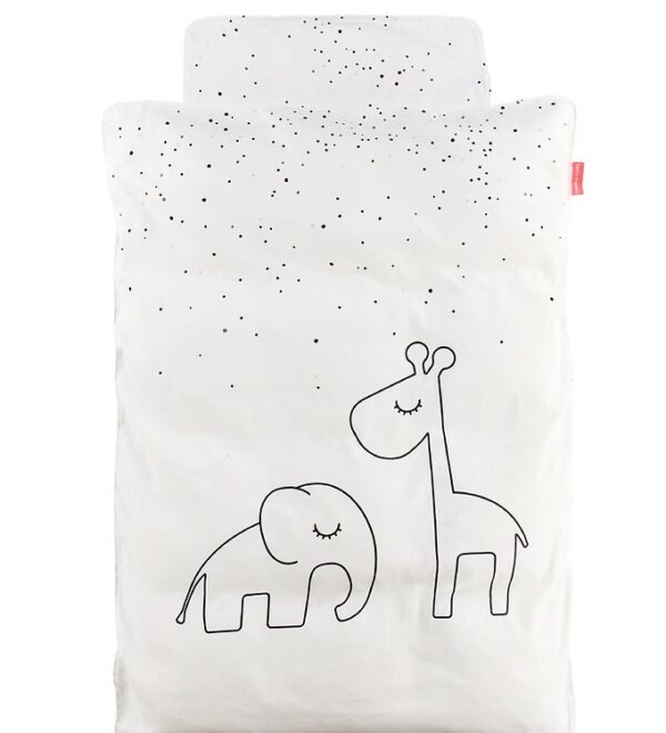Done By Deer Sengetøj - Dreamy Dots - Junior - Hvid Done By Deer Sengetøj - Dreamy Dots - Junior - Hvid