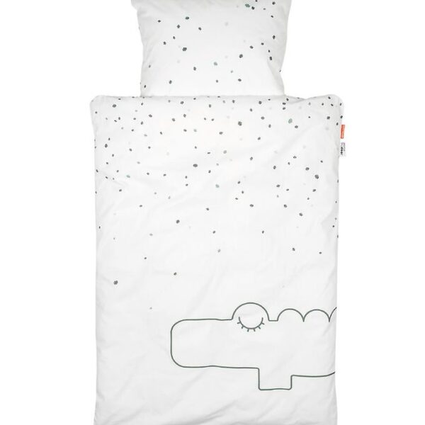 Done By Deer Sengetøj - Junior - Croco Green