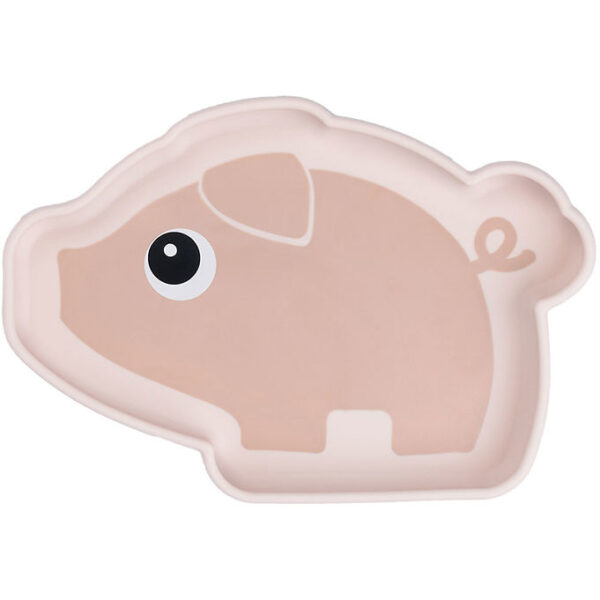 Done By Deer Silikone Stick And Stay Tallerken - Pigee - Powder