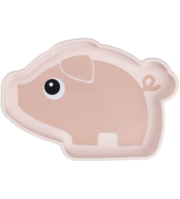 Done By Deer Silikone Stick And Stay Tallerken - Pigee - Powder