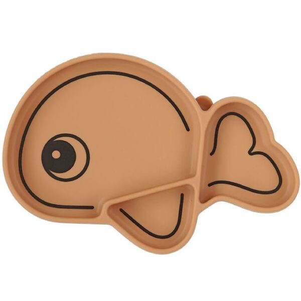 Done By Deer Skål - Silikone - Stick & Stay - Wally - Mustard