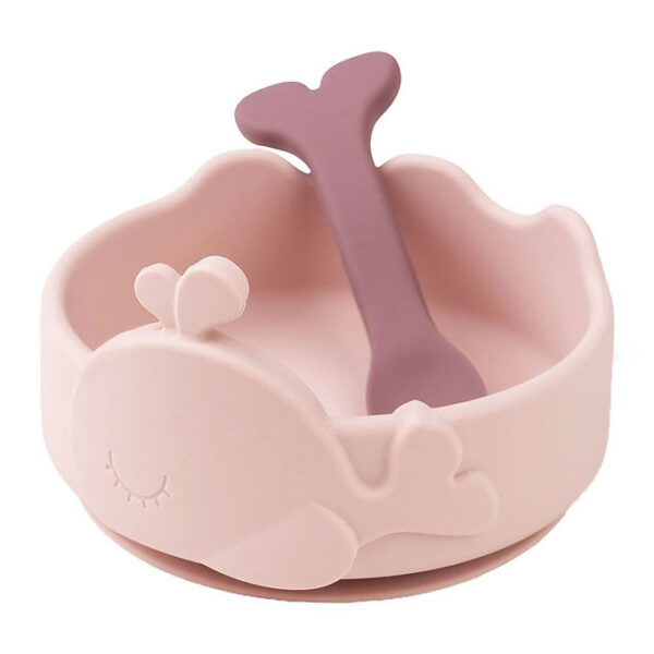 Done By Deer Spisesæt - Silikone - 2 dele - Stick & Stay - Wally