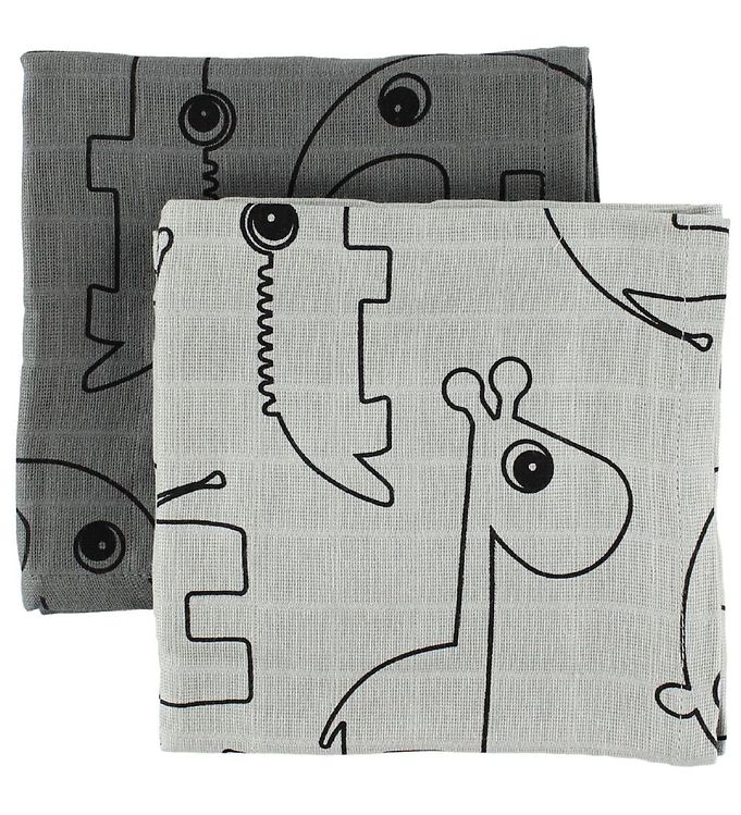 Done By Deer Stofble - 2-pak - 70x70 - Grå m. Elphee