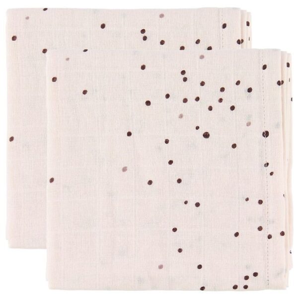 Done By Deer Stofble - 70x70 - 2-pak - Powder Dreamy Dots