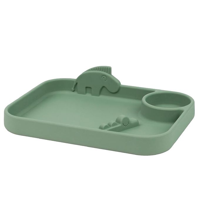 Done By Deer Tallerken - Silikone - Peekaboo - Deer Friends Gree