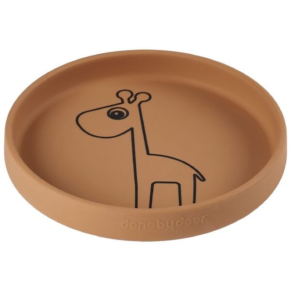 Done By Deer Tallerken - Silikone - Raffi - Mustard