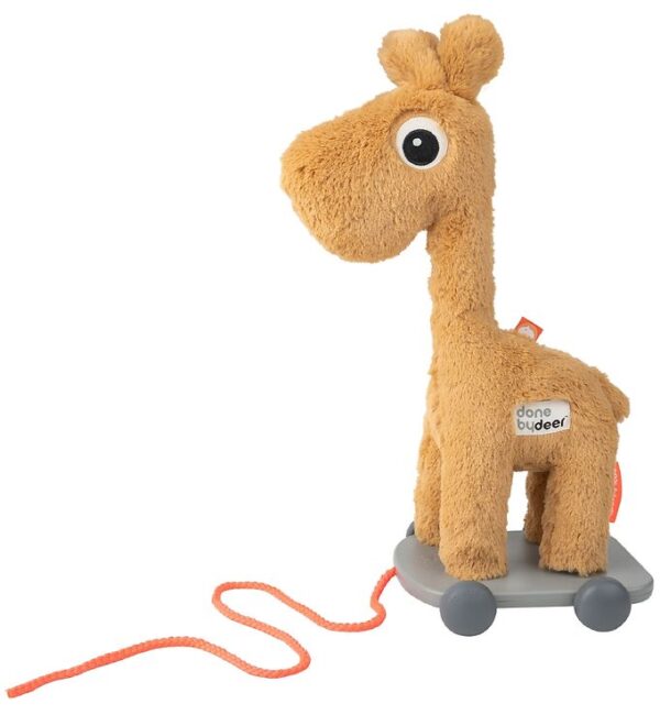 Done By Deer Trækdyr - 43 cm - Raffi - Mustard Done By Deer Trækdyr - 43 cm - Raffi - Mustard