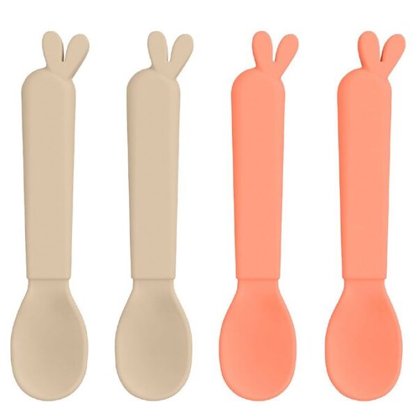 Done by Deer Bestik - 4-pak - Ske - Lalee Sand/Coral