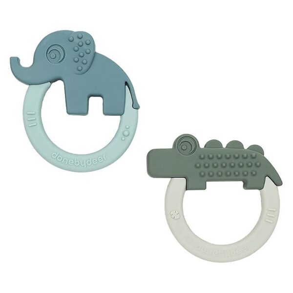 Done by Deer Bidering - 2-pak - Deer Friends - Blå/Grøn