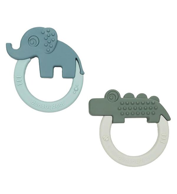 Done by Deer Bidering - 2-pak - Deer Friends - Blå/Grøn