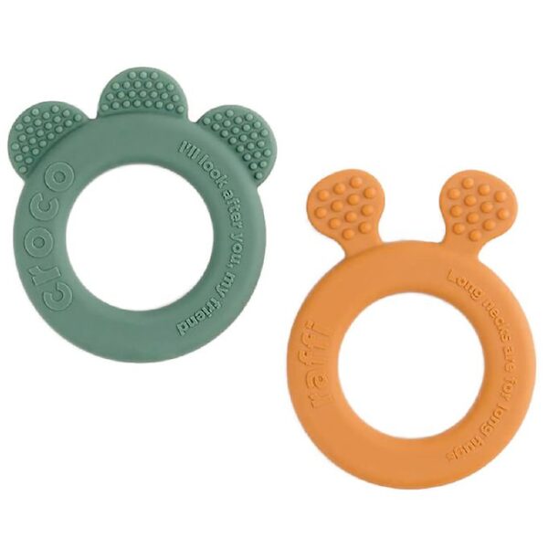 Done by Deer Bidering - 2-pak - Deer Friends - Mustard/Green