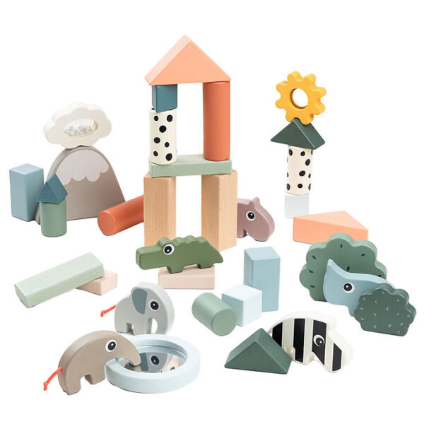 Done by Deer Byggeklodser - 34 stk. - Deer Friends