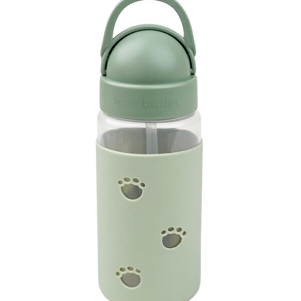 Done by Deer Drikkedunk m. Sugerør - 350 ml - Elphee - Grøn