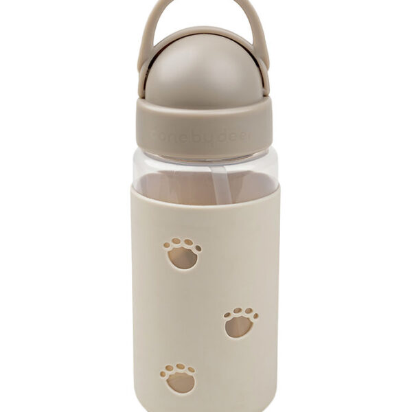 Done by Deer Drikkedunk m. Sugerør - 350 ml - Elphee - Sand