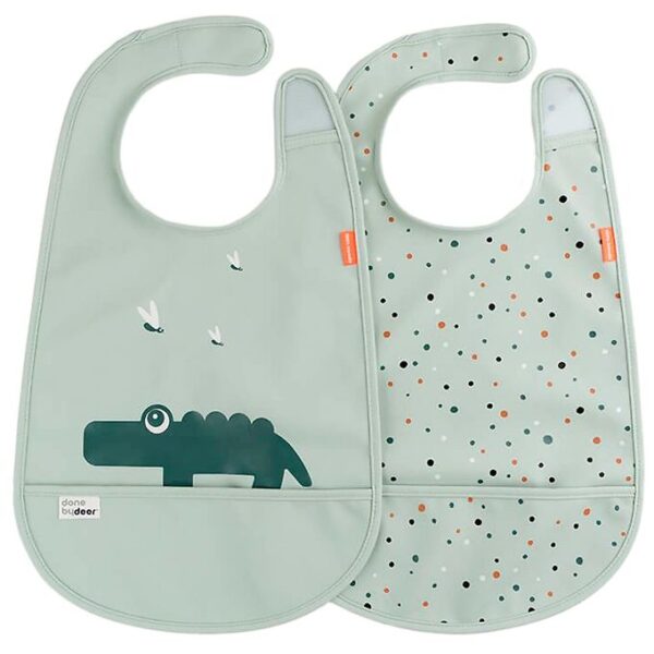 Done by Deer Hagesmæk - 2-pak - Croco - Grøn