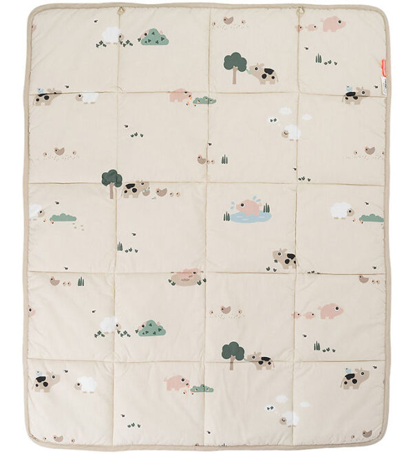 Done by Deer Legetæppe - Tiny Farm - 80x100 cm - Sand