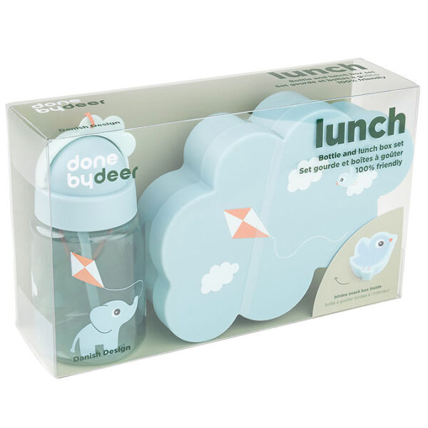Done by Deer Madkasse m. Snackboks og Drikkedunk - Lunch - Playg